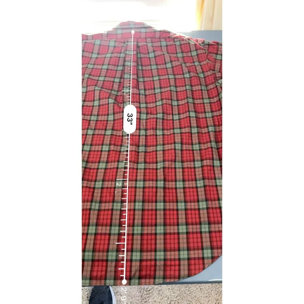 Vintage Polo Ralph Lauren Plaid Shirt - Mens‎ Large Tall